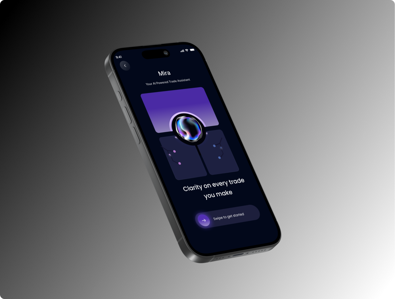 AI Trading Coach — iPhone preview